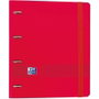 Oxford Europeanbinder Carpeta de Anillas 4 x 35mm Rojo con Recambio 100 Hojas A4+